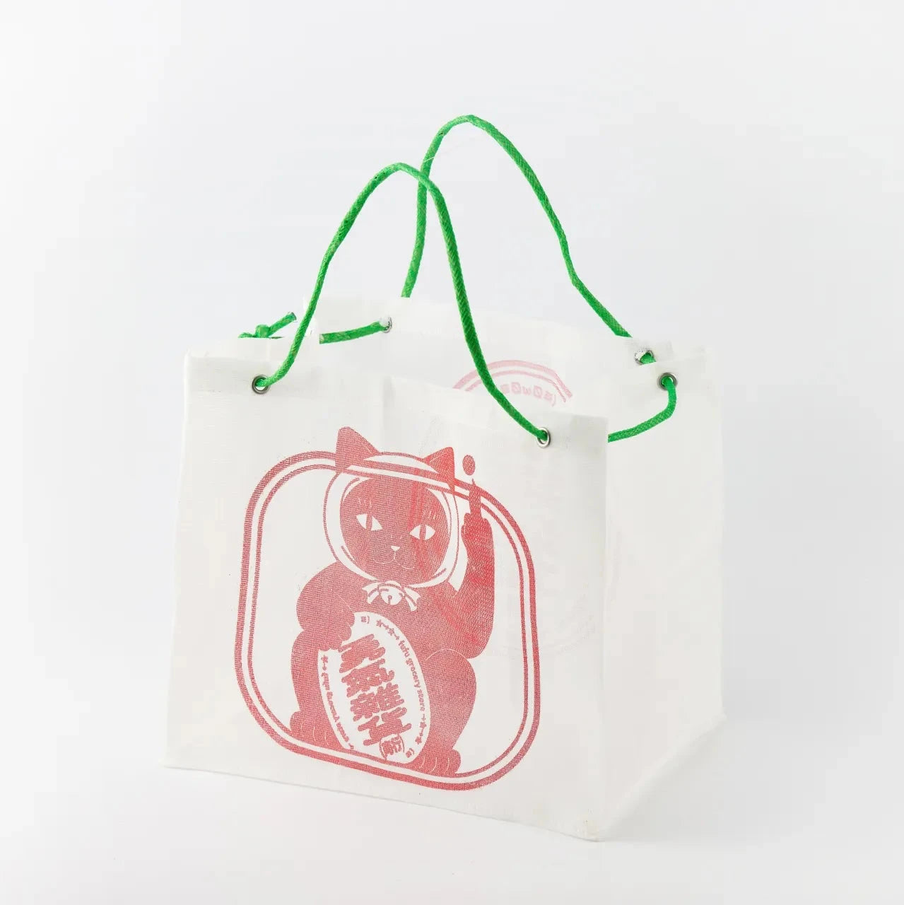 courage black cat tote bag | hand craft waterproof